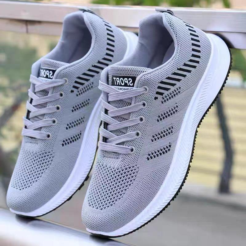 2024 Casual Shoes Breathable and Anti slip Walking Shoes Men's Shoes Outdoor Comfortable and Fashionable Lace up Running Shoes