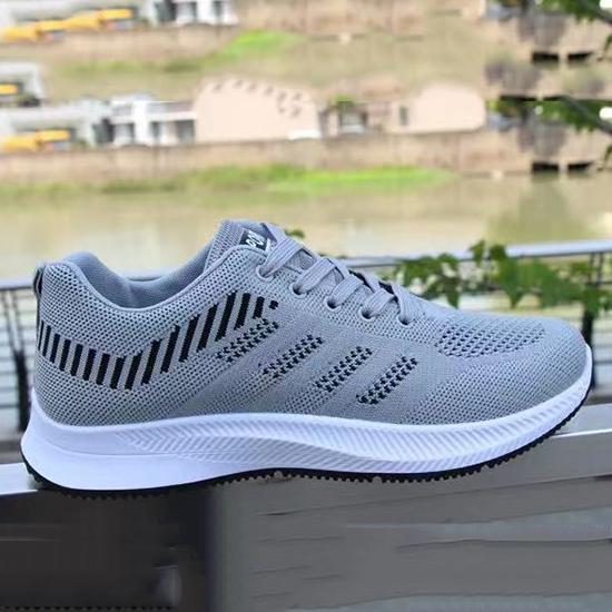 2024 Casual Shoes Breathable and Anti slip Walking Shoes Men's Shoes Outdoor Comfortable and Fashionable Lace up Running Shoes